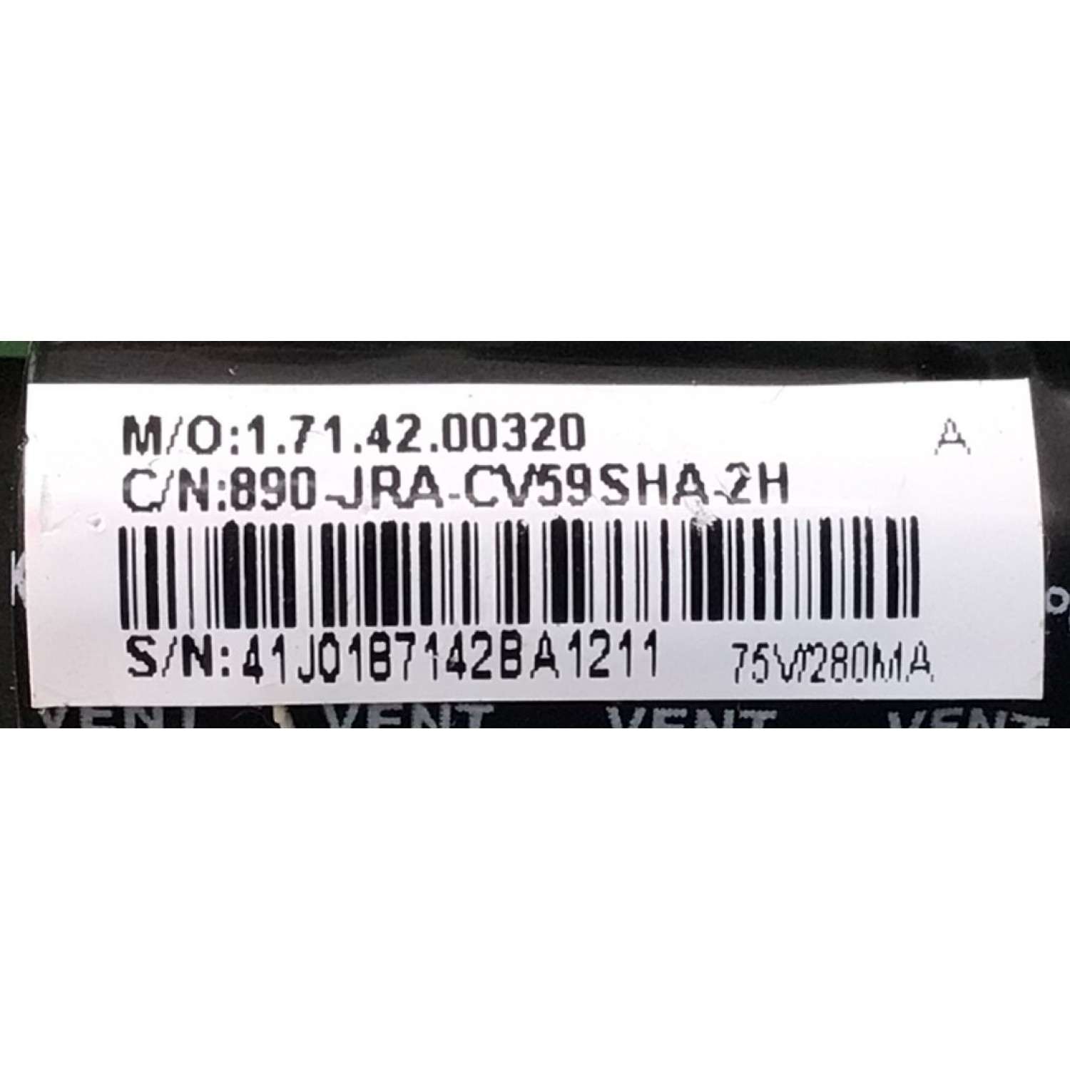 MAIN FUENTE / NUMERO DE PARTE 41J0187 / CV59SH-A32 / T1401-62 / 890-JRA-CV59SHA-2H / 1.71.42.00320 / PANEL ST3151A05-5 - Imagen 2